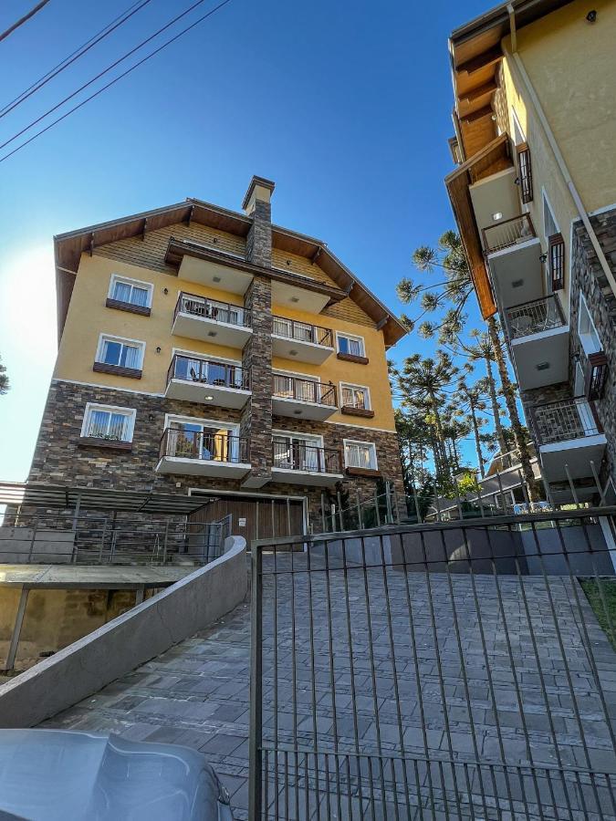 Apto Moderno Com Lareira, Piscina Aquecida E Infra Completo Em Грамаду Экстерьер фото