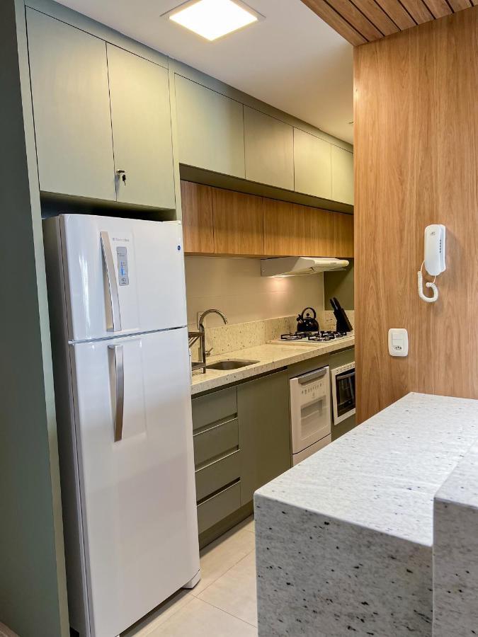 Apto Moderno Com Lareira, Piscina Aquecida E Infra Completo Em Грамаду Экстерьер фото