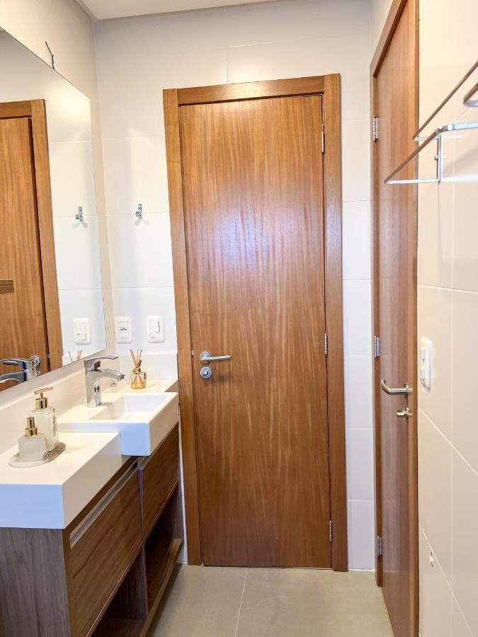 Apto Moderno Com Lareira, Piscina Aquecida E Infra Completo Em Грамаду Экстерьер фото
